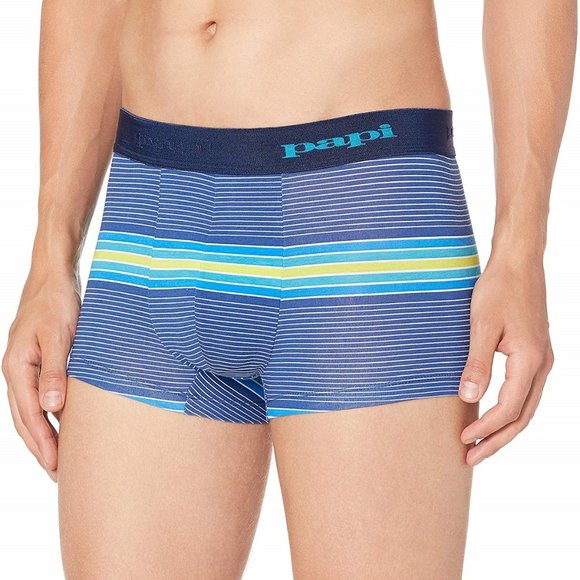 Papi Underwear & Socks Papi Mens Beachside Stripes Brazilian Trunk